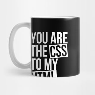 u are the css to my HTML computer Mug